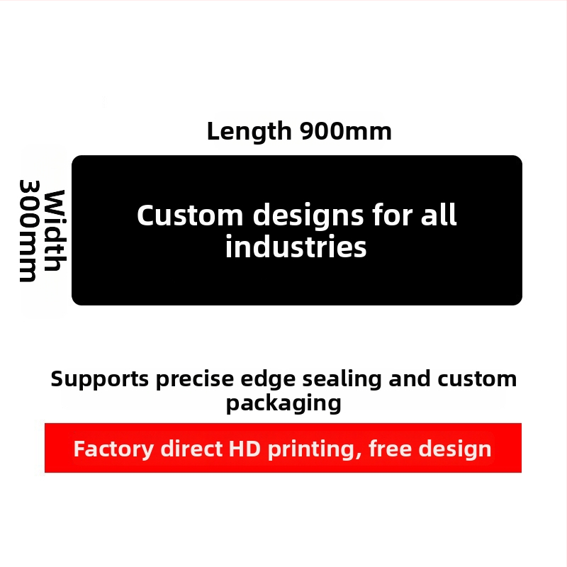 Vlastná reklamná podložka pod myš s logom, jednostranná, protišmyková, tlač tepelného transferu, OEM kompatibilný