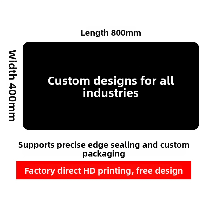 Vlastná reklamná podložka pod myš s logom, jednostranná, protišmyková, tlač tepelného transferu, OEM kompatibilný