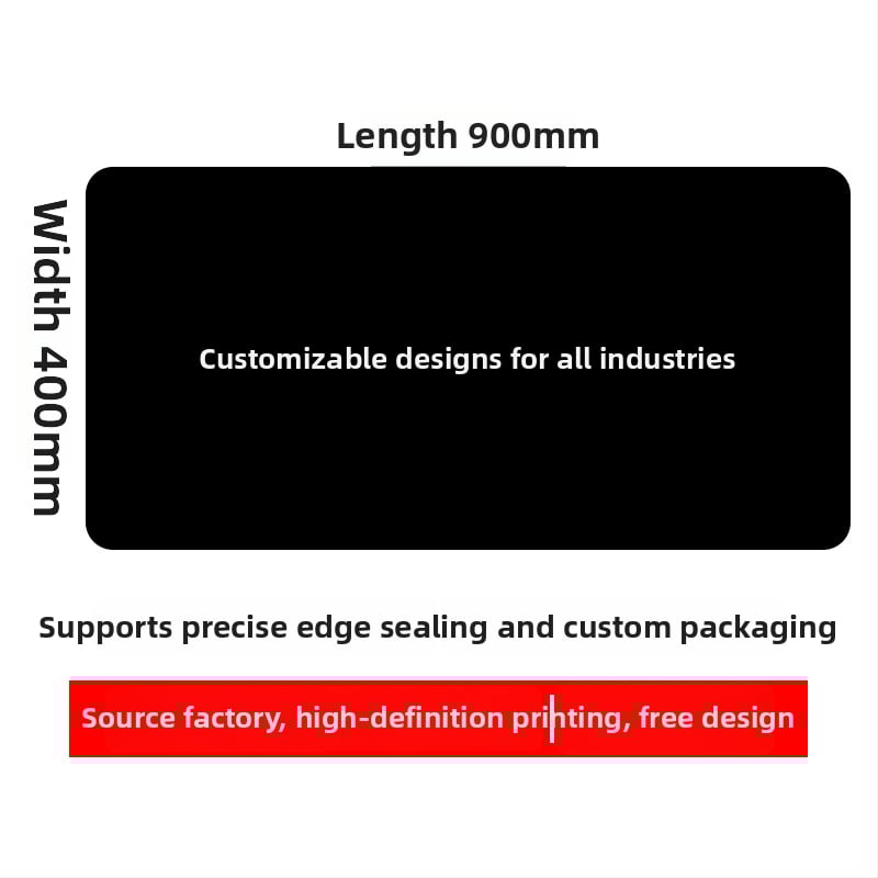 Vlastná reklamná podložka pod myš s logom, jednostranná, protišmyková, tlač tepelného transferu, OEM kompatibilný