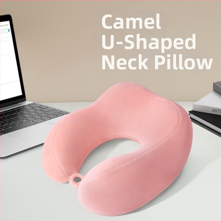 Възглавница за пътуване с U-образна форма от мемори пяна — опора за шията, преносим дизайн, дишаща материя