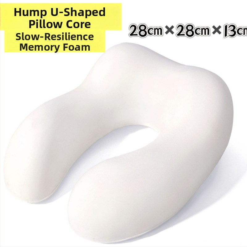 Възглавница за пътуване с U-образна форма от мемори пяна — опора за шията, преносим дизайн, дишаща материя