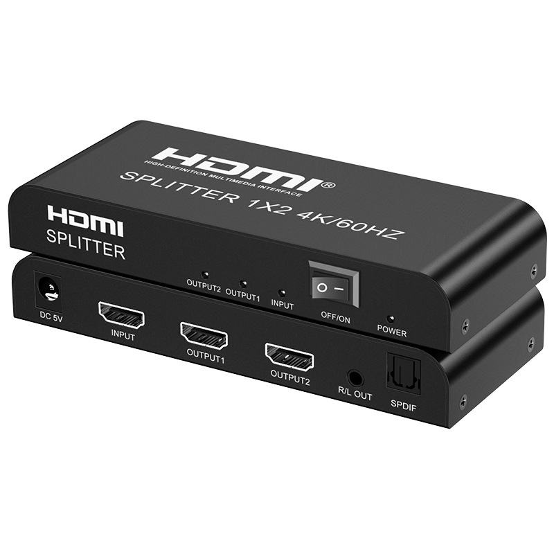 HDMI 2.0 splitter 1x4 sa zvukom i optičkim odvajanjem, 4K60Hz, upravljanje napajanjem
