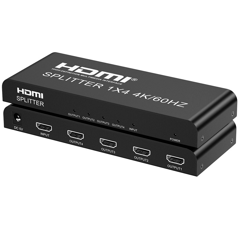 HDMI 2.0 splitter 1x4 sa zvukom i optičkim odvajanjem, 4K60Hz, upravljanje napajanjem