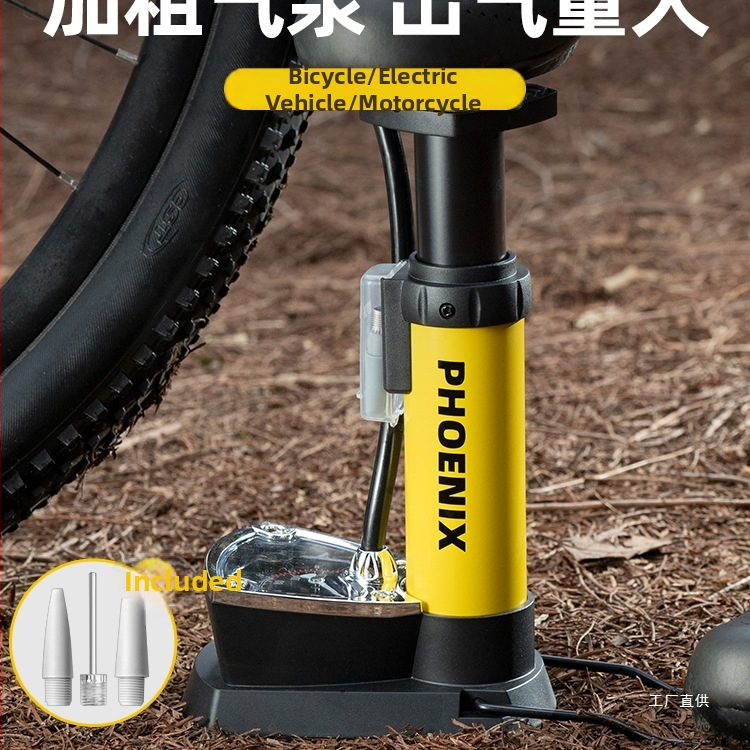 Pedálová ručná pumpa na vzduch pre bicykel, prenosná, vysokotlaková, pre domáce použitie