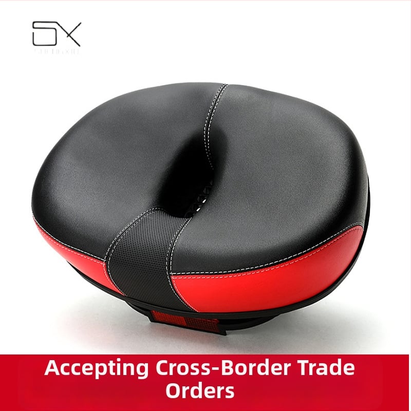 Κάθισμα ποδηλάτου Shengxin SX-1181 – PU υλικό, απορροφητήρας κραδασμών, διπλό περίβλημα, ατσάλινο τόξο