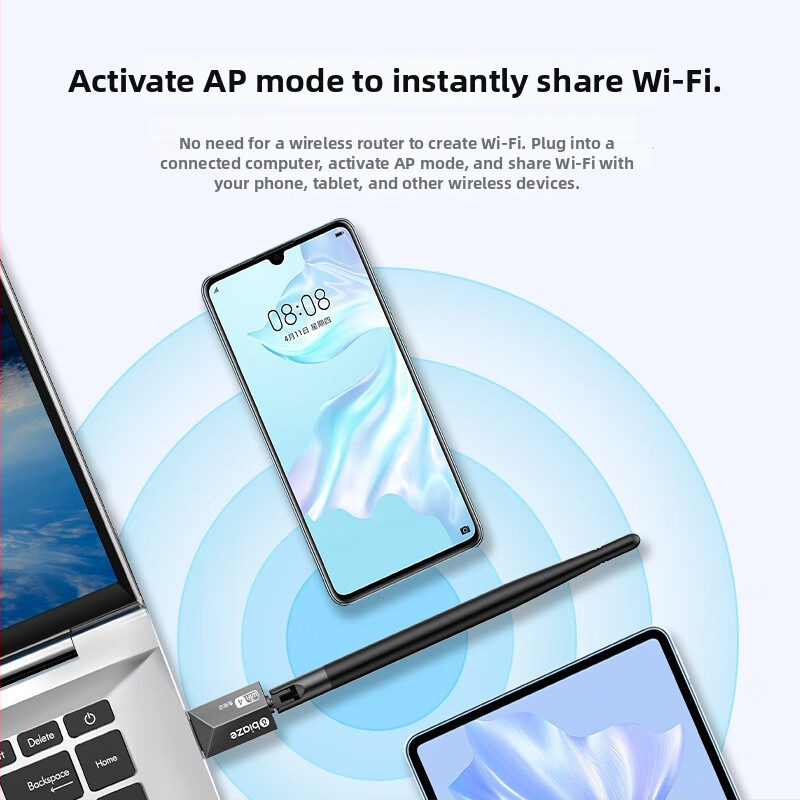 CIN-FAST card USB wireless (fără driver) – 10/100 Mbps, interfață USB, Ethernet