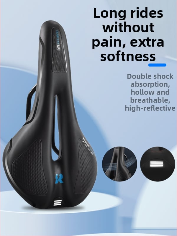 Καθίσμα ποδηλάτου με αναπνεύσιμο σχέδιο κοπής και κενό στο κέντρο, παχιά επένδυση από αφρό, μοντέλο HMCZBK-2024, για ποδήλατα βουνού