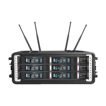 PE пластмасов преносим авиационен кейс с ABS корпус за AV оборудване – 4U микрофонен приемник, 6U шаси