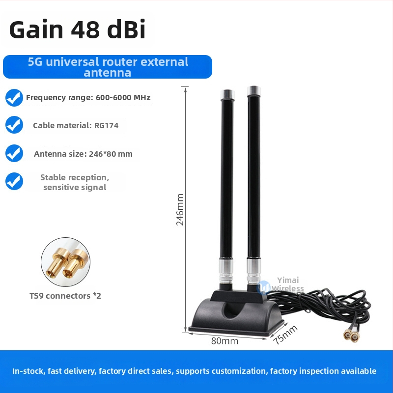 5G routerová anténa pre CPE Pro so TS9 konektorom a externým predlžovacím káblom