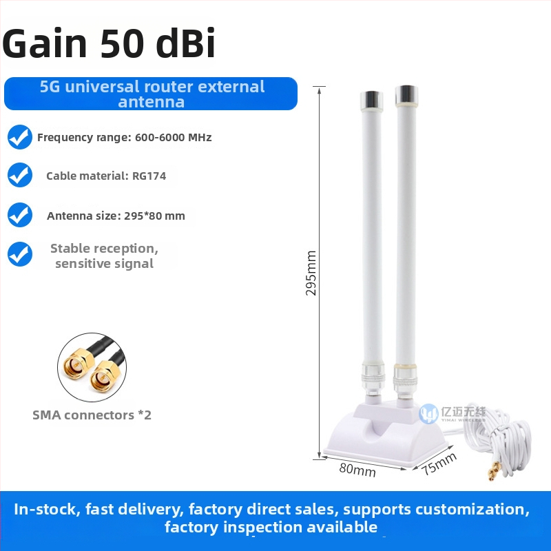 5G routerová anténa pre CPE Pro so TS9 konektorom a externým predlžovacím káblom