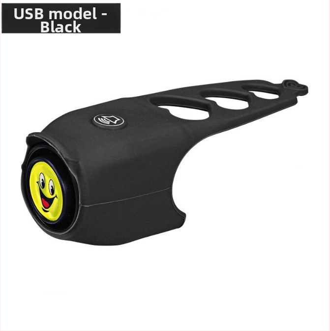 Cyklistický zvonček - elektronický zvon, ABS a silikón, model KS-0518