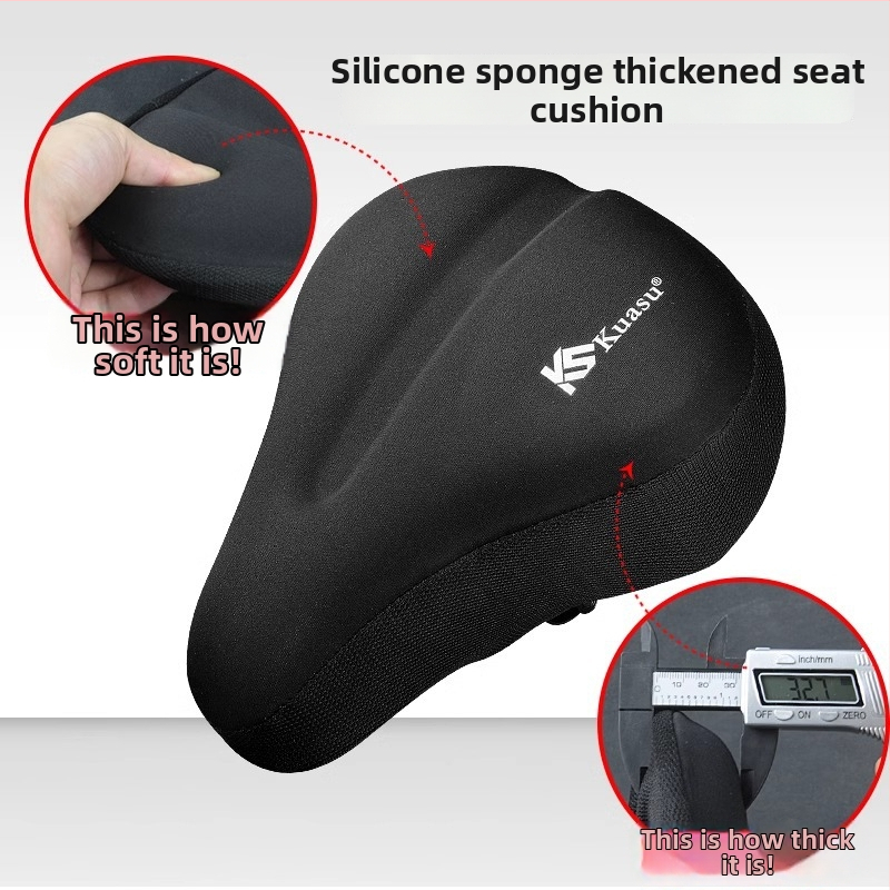 Καθίσμα ποδηλάτου, μαλακό σιλικόνη με επένδυση από αφρό, μοντέλο JDZDT, μάρκα Kuasuodt / Cross Speed Sports, για κανονικό ποδήλατο