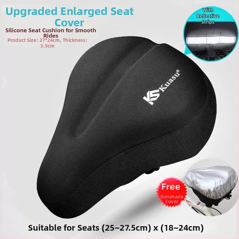 Καθίσμα ποδηλάτου, μαλακό σιλικόνη με επένδυση από αφρό, μοντέλο JDZDT, μάρκα Kuasuodt / Cross Speed Sports, για κανονικό ποδήλατο