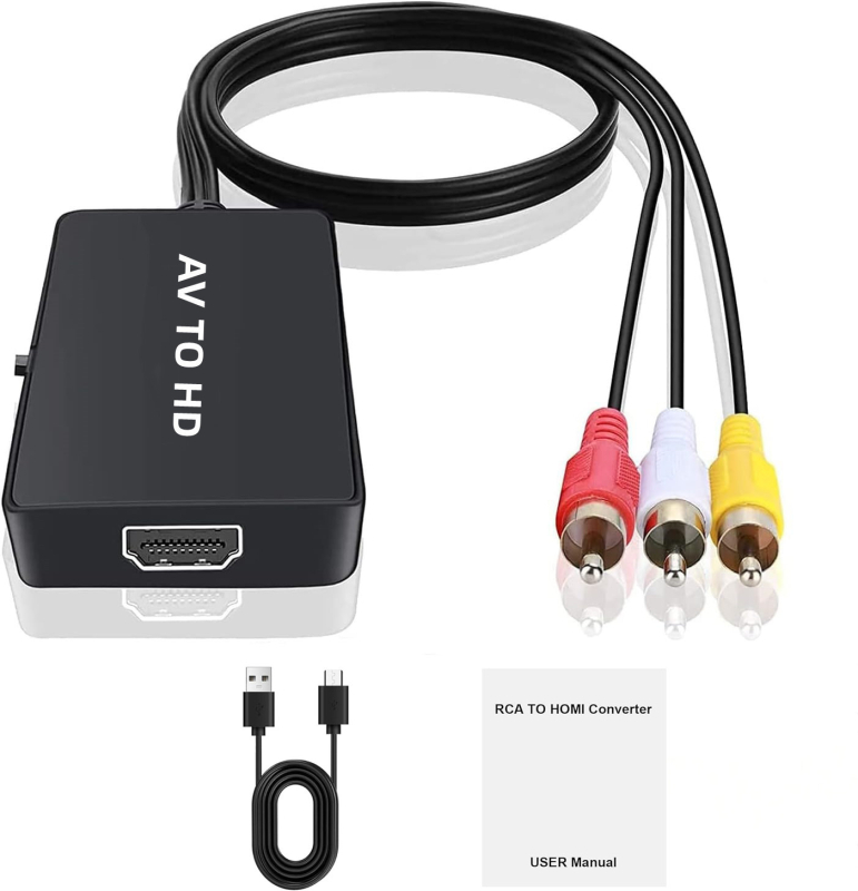 YouHong AV na HDMI pretvarač s kabelom, model Long shell AV to HDTV, 1080P