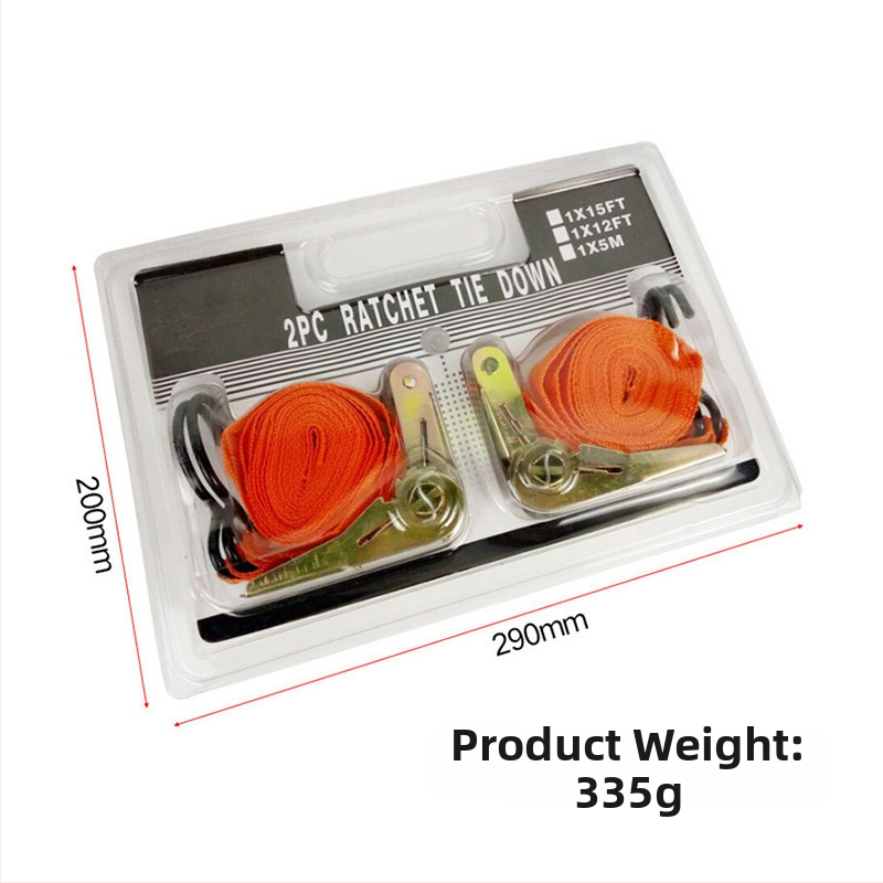 Dinghe Натяжител за ремъци с ratchet механизъм за полиестерни товарни ленти