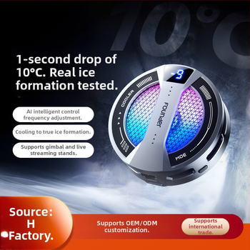 Răcitor ultra-subțire pentru telefon destinat jocurilor, atașare magnetică, răcire rapidă, interfață USB-C, corp din plastic, modele S2pro/S2/S3