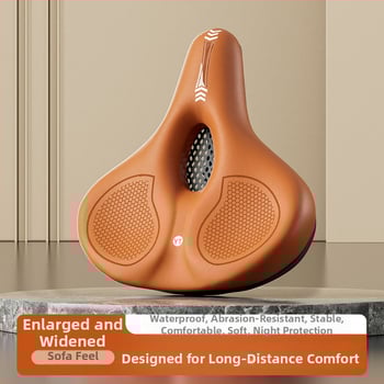 Σέλα ποδηλάτου SAIQI 188 με παχύτερο μαξιλαράκι σιλικόνης; αφρός + σιλικόνη; κατάλληλη για κοινά ποδήλατα