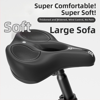 Σέλα ποδηλάτου SAIQI 188 με παχύτερο μαξιλαράκι σιλικόνης; αφρός + σιλικόνη; κατάλληλη για κοινά ποδήλατα