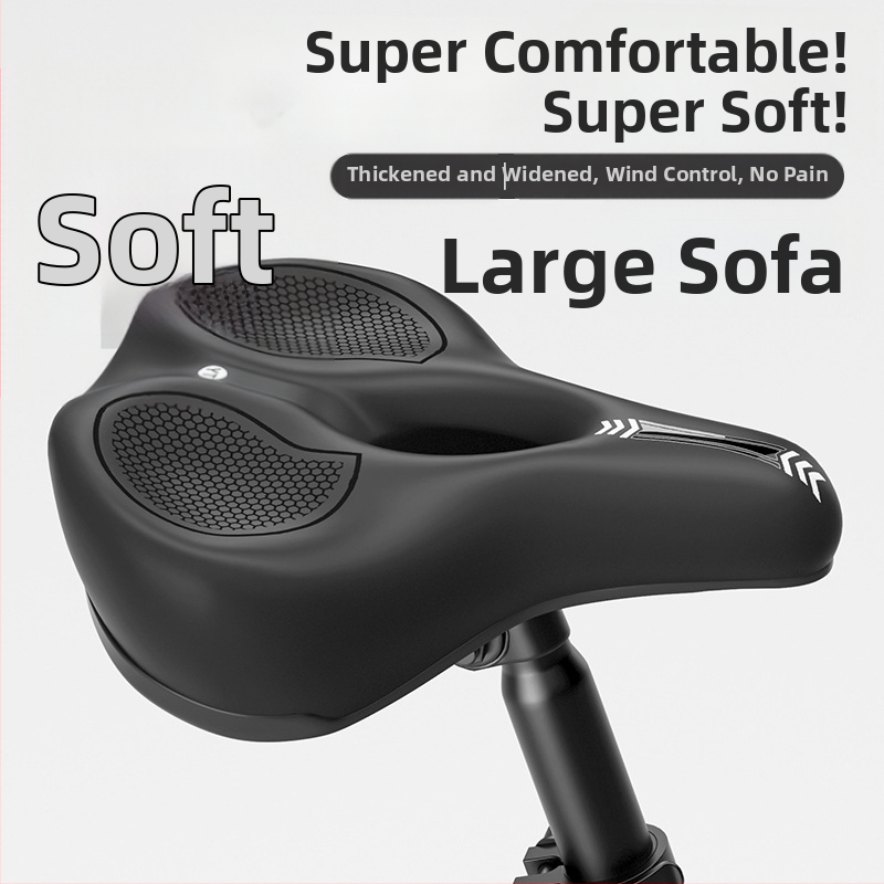 Σέλα ποδηλάτου SAIQI 188 με παχύτερο μαξιλαράκι σιλικόνης; αφρός + σιλικόνη; κατάλληλη για κοινά ποδήλατα