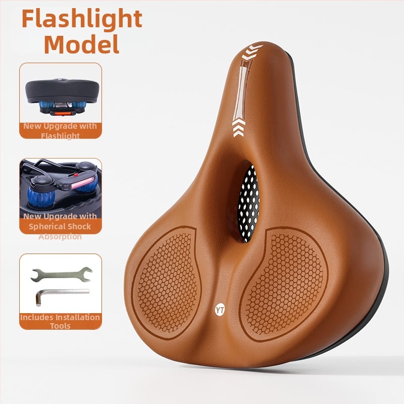 Σέλα ποδηλάτου SAIQI 188 με παχύτερο μαξιλαράκι σιλικόνης; αφρός + σιλικόνη; κατάλληλη για κοινά ποδήλατα