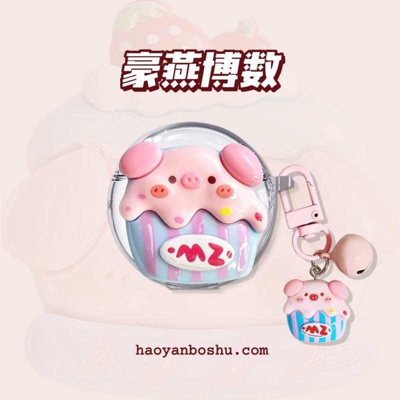 Huawei kućište za slušalice s dizajnom praseta – prozirno, materijal silikon/TPU/TPE, injekcijsko lijevanje, 3D reljef, prilagodljivo