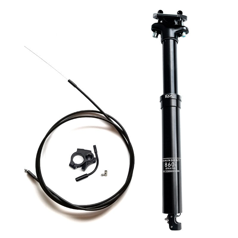 Exaform 860i Ποδηλατικό Σέλα με αποσβεστική ανάρτηση, εσωτερική διαδρομή καλωδίων, κράμα αλουμινίου, για ποδήλατο βουνού