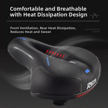 Καθίσιο ποδηλάτου ROGTYO CZ-002 – Παχύς αφρός + PU δέρμα, συμβατό με ορεινό ποδήλατο