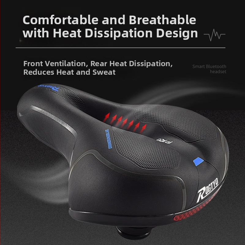 Καθίσιο ποδηλάτου ROGTYO CZ-002 – Παχύς αφρός + PU δέρμα, συμβατό με ορεινό ποδήλατο