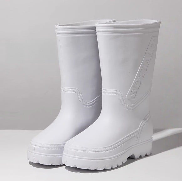 Дъждовни ботуши до средната част на крака от EVA — водоустойчиви и антиплъзгащи (Марка: Друг; Материал: EVA)