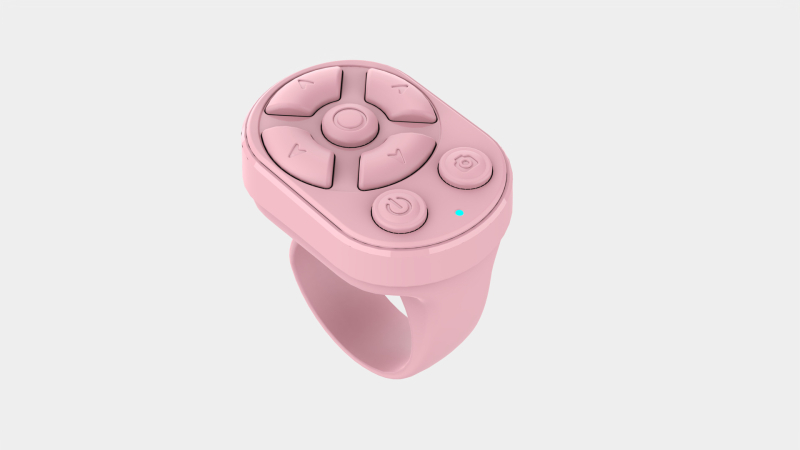 Bluetooth prsteňové diaľkové ovládanie pre selfie s videospúšťačom (K02s, ABS, 30 mAh, 20 g, Univerzálny)