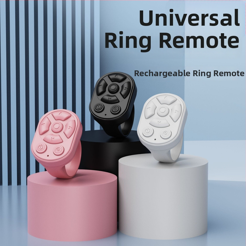 Bluetooth prsteňové diaľkové ovládanie pre selfie s videospúšťačom (K02s, ABS, 30 mAh, 20 g, Univerzálny)