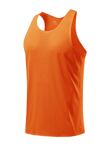 Ανδρικό αμάνικο αθλητικό γιλέκο για τρέξιμο, καλοκαίρι, γρήγορο στέγνωμα, διαπνέον, με δίχτυ, 95% πολυεστέρας