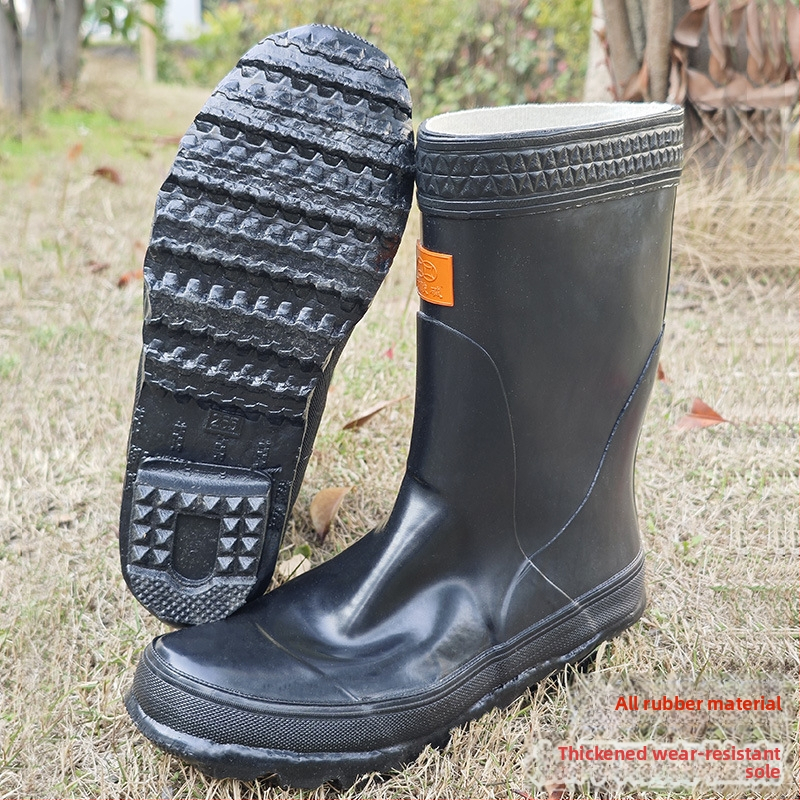 Double Money visoke gumene čizme za kišu za industrijsku i rudarsku upotrebu – vodonepropusne, protuklizne, otporne na habanje, otporne na kiseline i baze