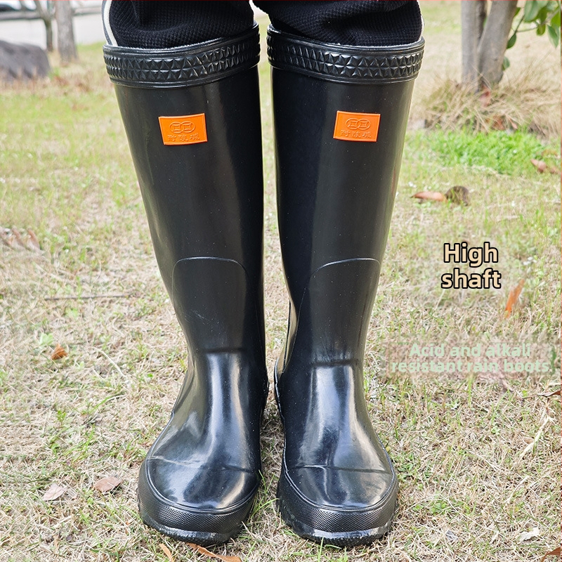 Double Money visoke gumene čizme za kišu za industrijsku i rudarsku upotrebu – vodonepropusne, protuklizne, otporne na habanje, otporne na kiseline i baze