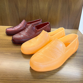 Muške kišne cipele od PVC s plastičnom sole — vodootporne, protuklizne, otporne na habanje