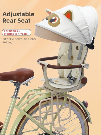 Kai bu 025 πίσω παιδικό κάθισμα ποδηλάτου από ατσάλι για κοινά ποδήλατα