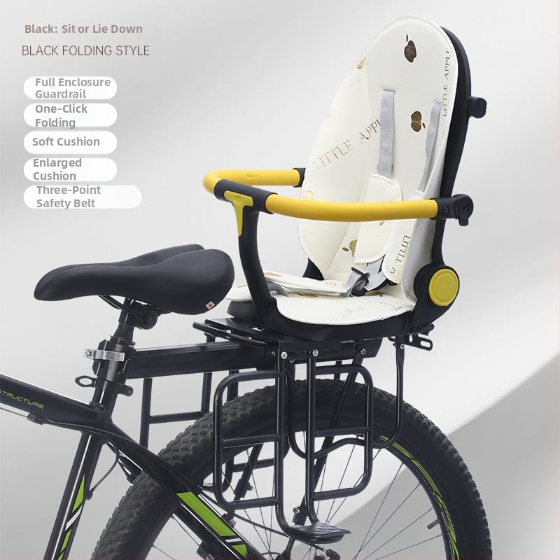 Kai bu 025 πίσω παιδικό κάθισμα ποδηλάτου από ατσάλι για κοινά ποδήλατα