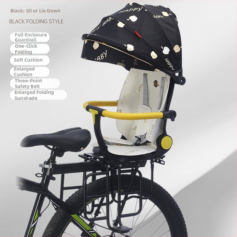 Kai bu 025 πίσω παιδικό κάθισμα ποδηλάτου από ατσάλι για κοινά ποδήλατα