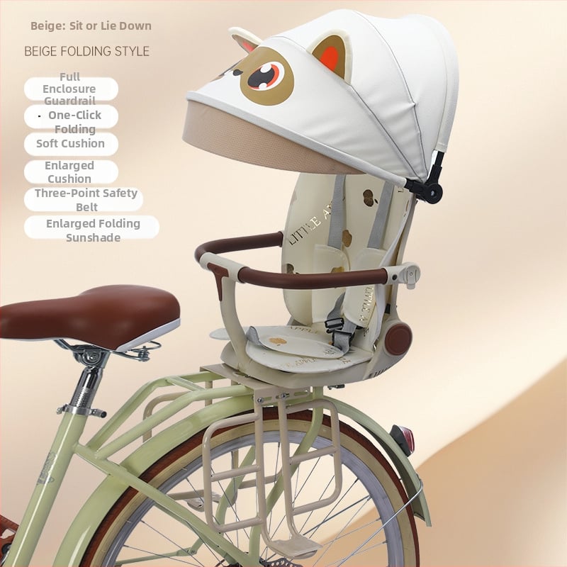 Kai bu 025 πίσω παιδικό κάθισμα ποδηλάτου από ατσάλι για κοινά ποδήλατα