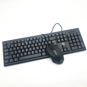 Scorpion USB vezetékes billentyűzet és egér készlet, 1,5 m kábel, 1000dpi optikai szenzor, ergonómikus, vízálló