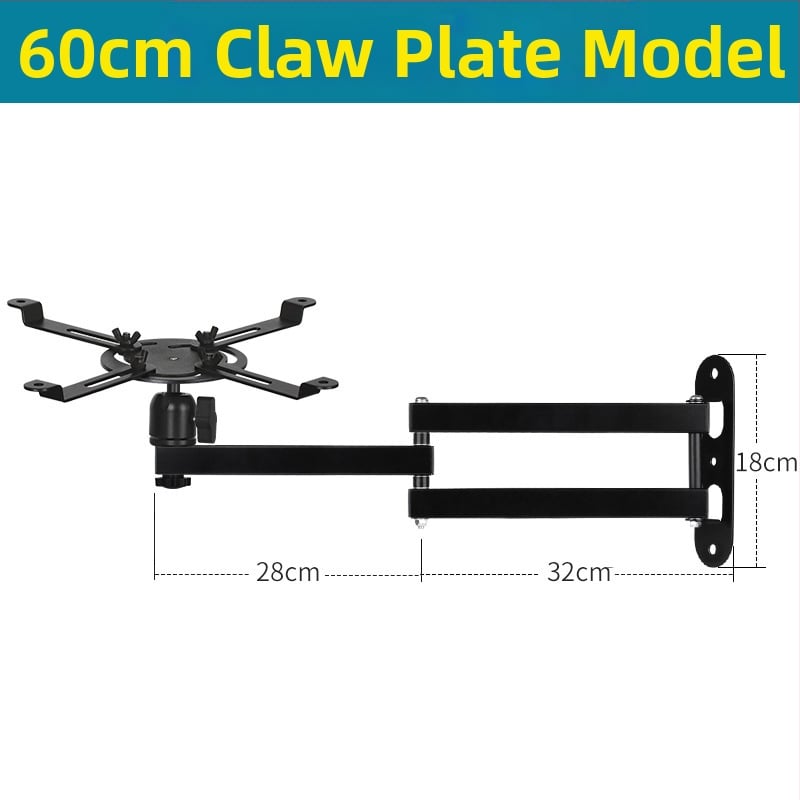 Pribor za projektorski stativ – željezna konstrukcija, nosivost 5 kg, stupac s 1 sekcijom, težina 500 g