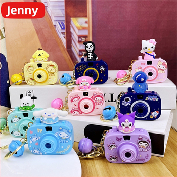 Kljucni lanac s projekcijskom kamerom, svijetleći, slatki crtani stil, plastika, individualno pakirano