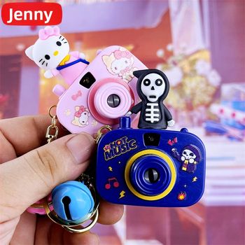 Kljucni lanac s projekcijskom kamerom, svijetleći, slatki crtani stil, plastika, individualno pakirano