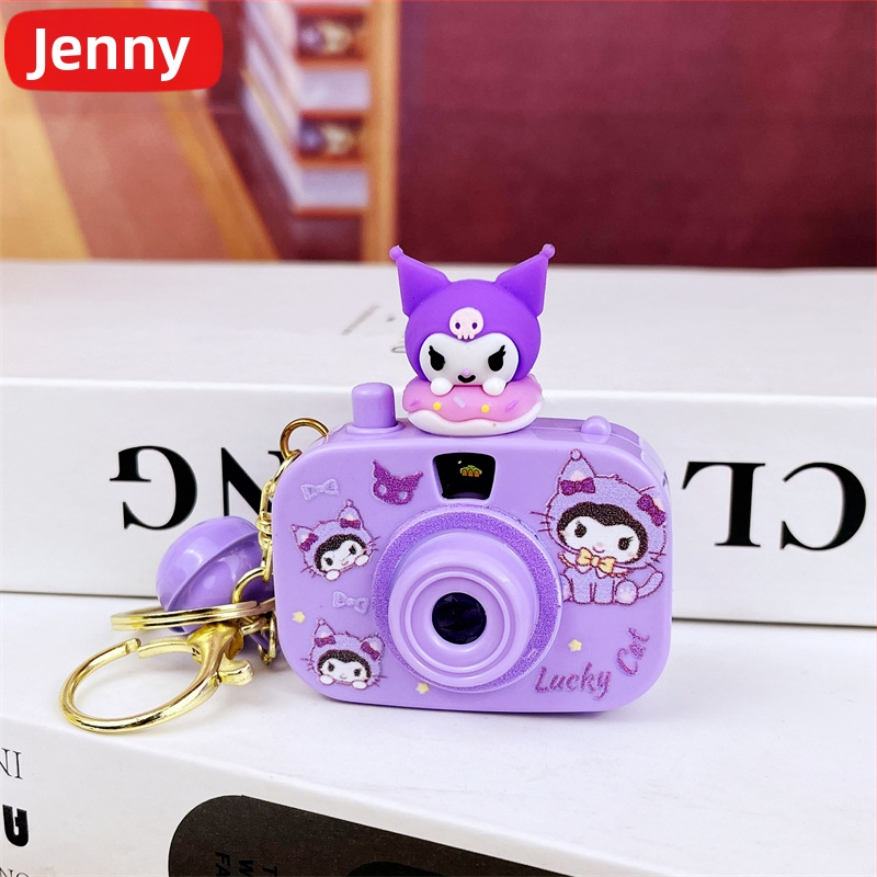 Kljucni lanac s projekcijskom kamerom, svijetleći, slatki crtani stil, plastika, individualno pakirano