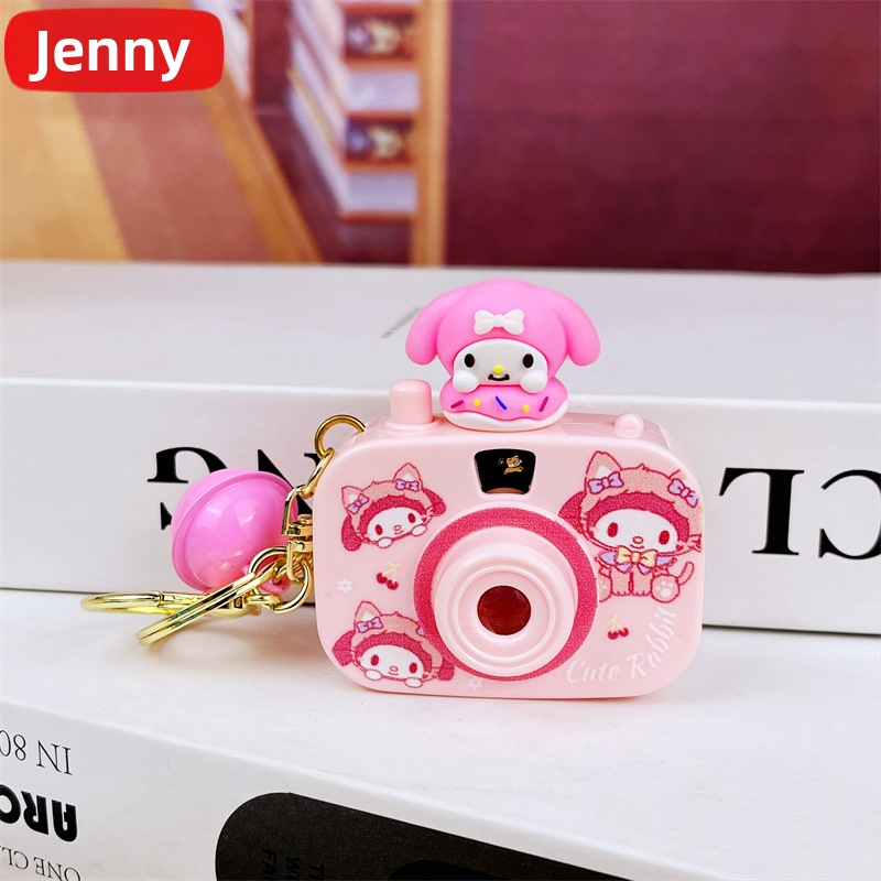 Kljucni lanac s projekcijskom kamerom, svijetleći, slatki crtani stil, plastika, individualno pakirano