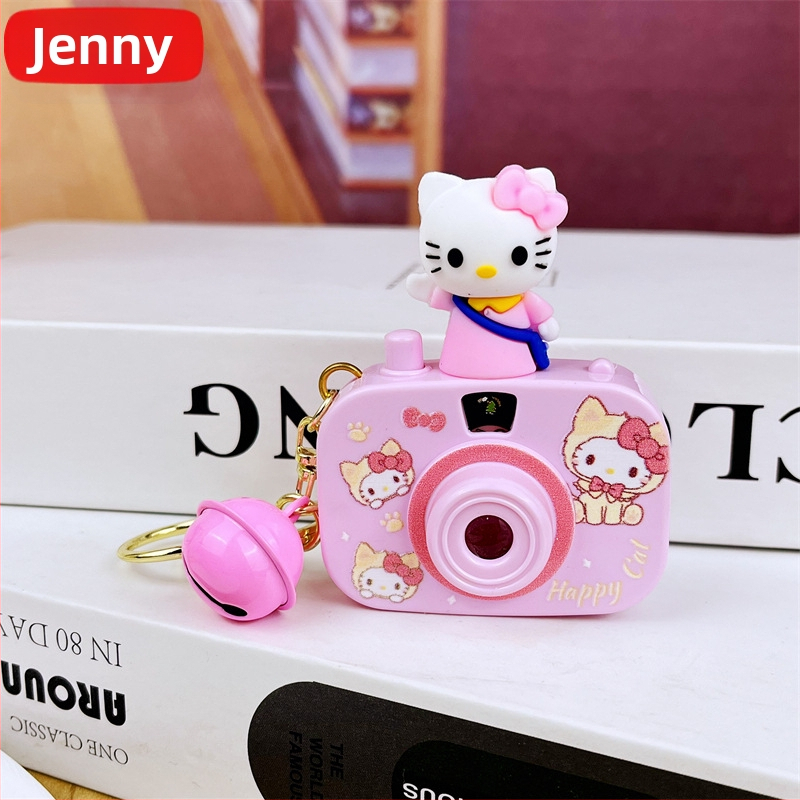 Kljucni lanac s projekcijskom kamerom, svijetleći, slatki crtani stil, plastika, individualno pakirano