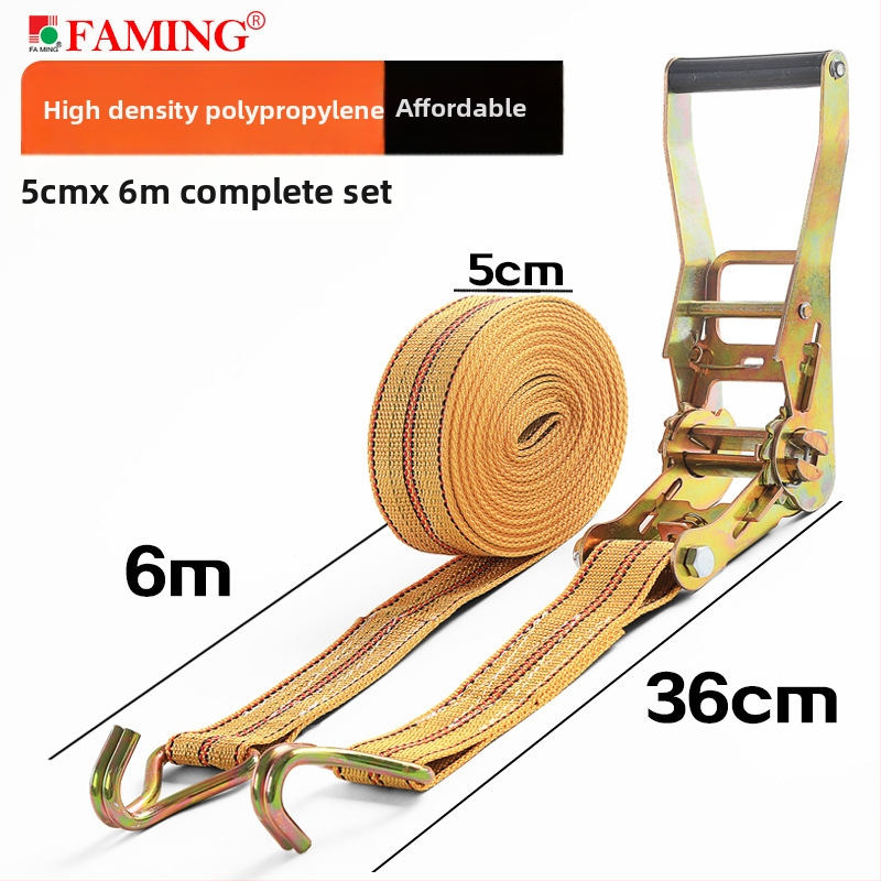 Pás z polypropylénu s napínacím mechanizmom, nosnosť 2 tony, model Polypropylene 5cmX10