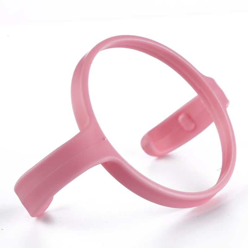 Spekids biberon din silicon pentru bebeluși, gură ultra-largă, formă de dovleac, fără mâner, personalizabil.