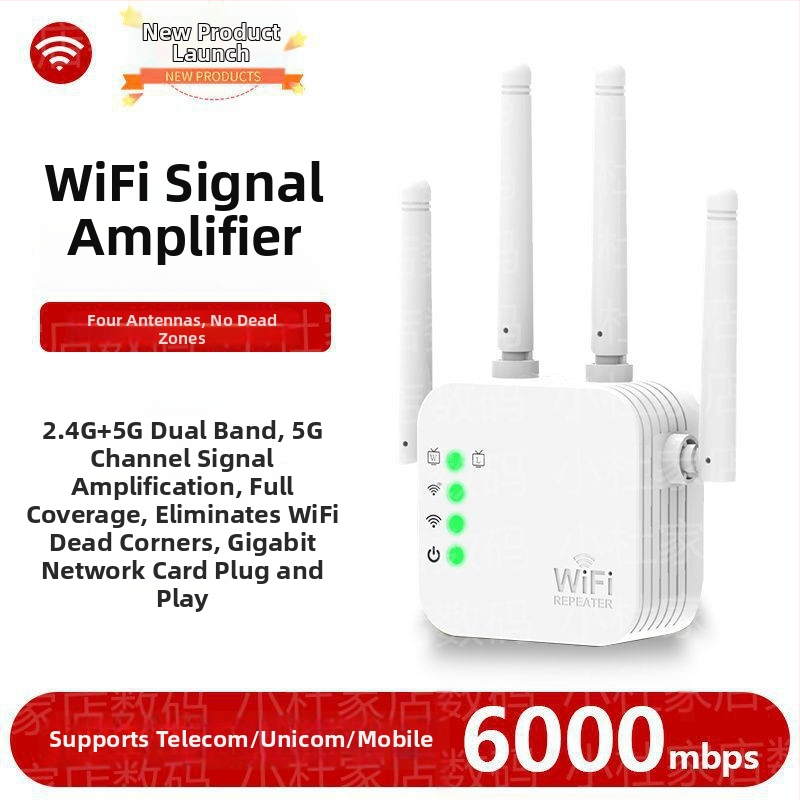 Ασύρματος δρομολογητής με ενίσχυση σήματος — Gigabit ταχύτητα ή περισσότερο για οικιακή χρήση