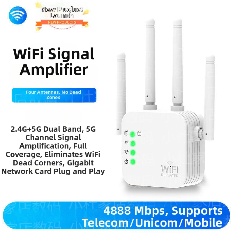 Ασύρματος δρομολογητής με ενίσχυση σήματος — Gigabit ταχύτητα ή περισσότερο για οικιακή χρήση